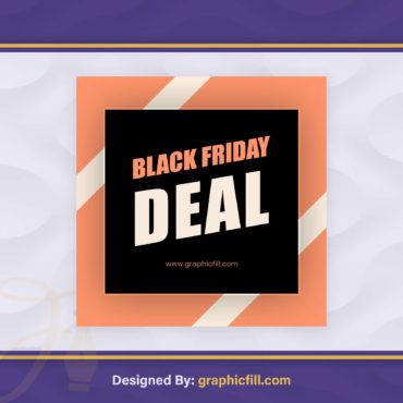 Black Friday Banner PSD File for Instagram Post Free Download