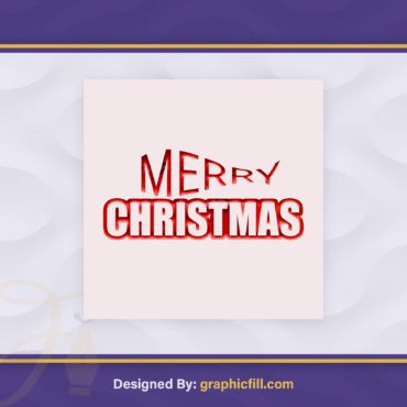 Decorative Merry Christmas PNG Clipart Image File Royalty Free