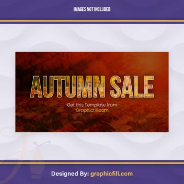 Free Autumn Sale Banner PSD Template Download