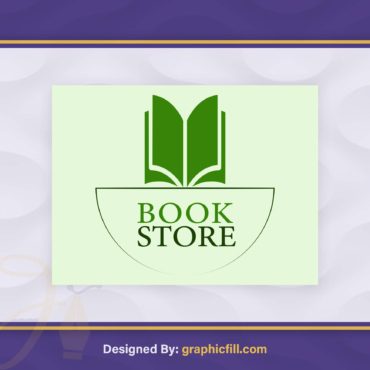 Free Download Book Store Logo Vector Template